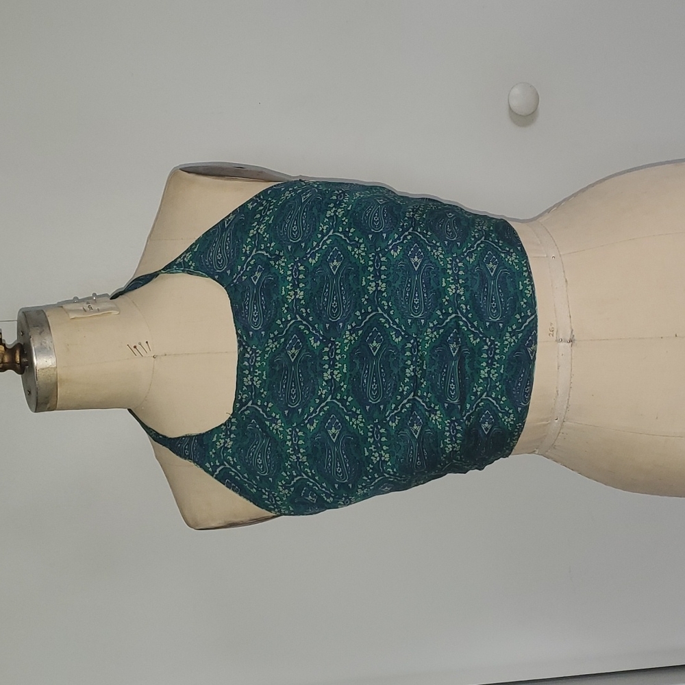 Silk Reversible Halter Crop Top